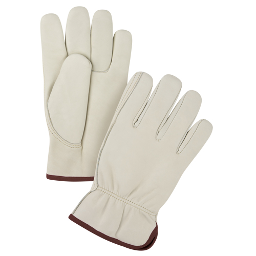 Gants de conducteur de premi&egrave;re qualit&eacute;, Grand, Paume en Cuir fleur de vache Action Paper