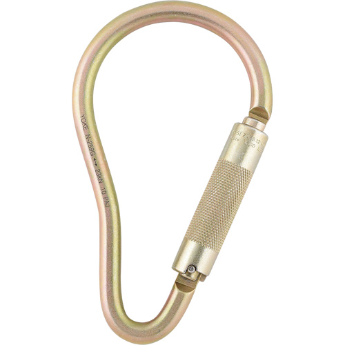 Dynamic Alloy Steel Auto-twist Lock Carabiner, Temporary Use Action Paper
