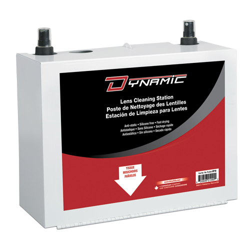 Poste de nettoyage de lentilles Dynamic, M&eacute;tal, 8" lo x 5" p x 6" h Action Paper