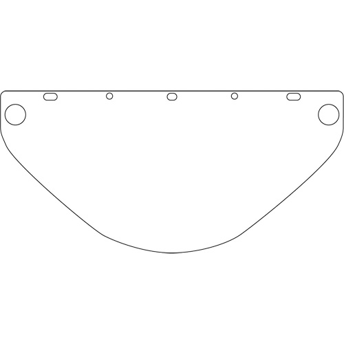 Visi&egrave;re d&eacute;coup&eacute;e &agrave; l'emporte-pi&egrave;ce Dynamic, PETG, Teinte Transparent Action Paper