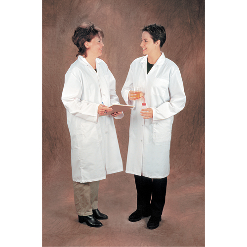 Sarraus de laboratoire, Poly-coton, Petit, Blanc Action Paper