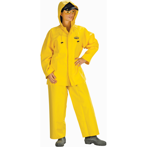 V&ecirc;tements imperm&eacute;ables Hurricane ignifuges et r&eacute;sistants &agrave; l'huile, v&ecirc;tements imperm&eacute;ables, 4T-Grand, Jaune Action Paper