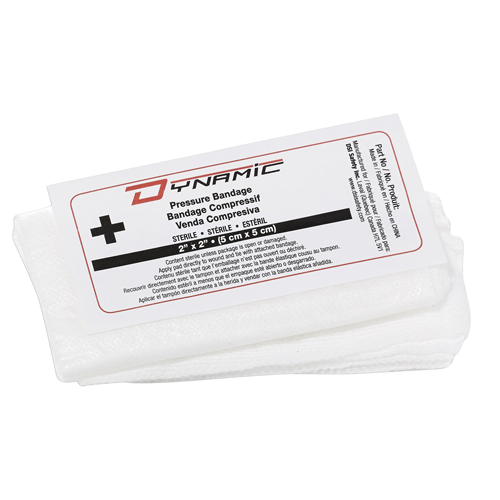 Dynamic Compress Bandages, 2" L x 2" W Action Paper