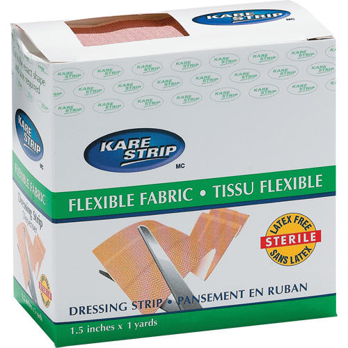 Pansement &eacute;lastique Dynamic, Rectangulaire/carr&eacute;e, 36", Tissu, Non st&eacute;rile Action Paper