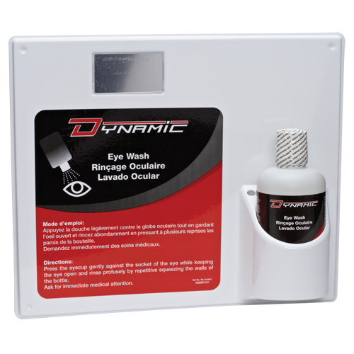 Dynamic Eyewash Station with Isotonic Solution, Single Action Paper