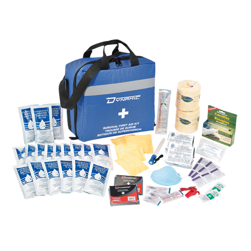 Trousse de premiers soins pour pr&eacute;paration aux situations d'urgence Dynamic, Dispositif m&eacute;dical Classe 1, Sac en nylon Action Paper