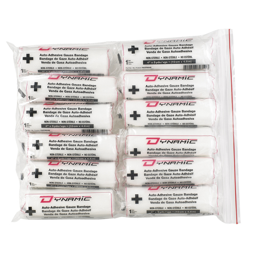 Bande de gaze Dynamic, Rouleau, 15' lo x 4" la, Dispositif m&eacute;dical Classe 1 Action Paper