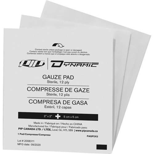 Dynamic Gauze, Pad, 2" L x 2" W, Sterile, Medical Device Class 1 Action Paper