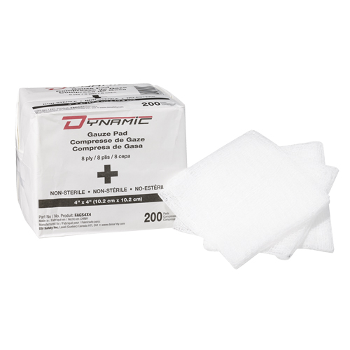 Dynamic Gauze Sponge, Pad, 4" L x 4" W, Medical Device Class 1 Action Paper