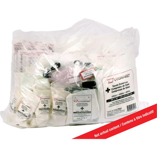 Dynamic First Aid Kit Refill, Meets CSA Z1220-17 Type 2 Low-Risk Environment, Large (51-100 Workers), Class 1 Action Paper