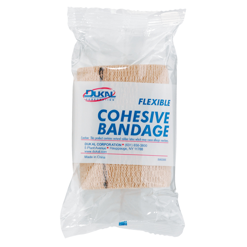 Dukal Bandage, Cut to Size L x 3" W, Class 1, Self-Adherent Action Paper