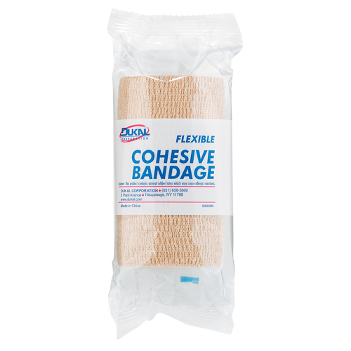 Dukal Bandage, Cut to Size L x 4" W, Class 1, Self-Adherent Action Paper