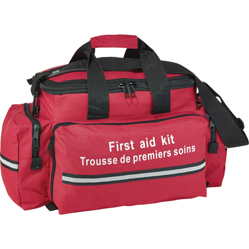 Dynamic Trauma First Responder First Aid Kit, Class 1 Medical Device, Nylon Bag Action Paper