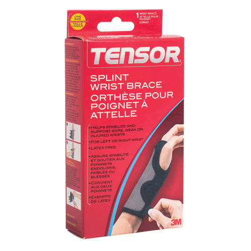 Tensor Wrist Brace, Neoprene, One Size Action Paper