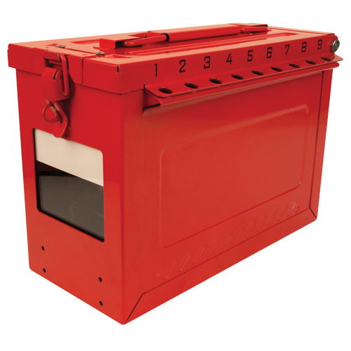 Grand boîtier verrouillable pour groupe, Rouge Action Paper