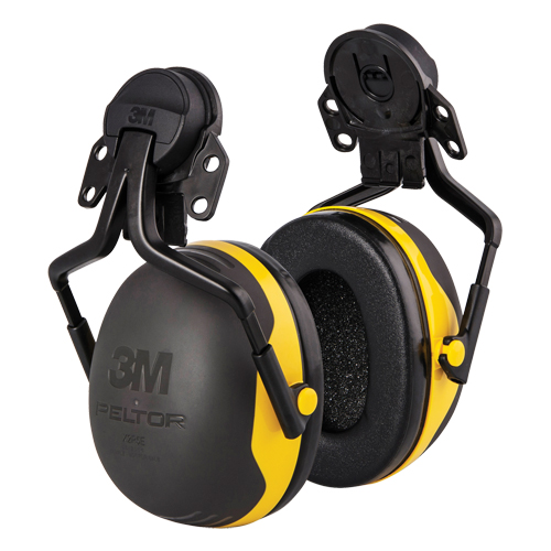 Peltor Electrically Insulated Earmuffs, Cap Mount, 24 NRR dB Action Paper