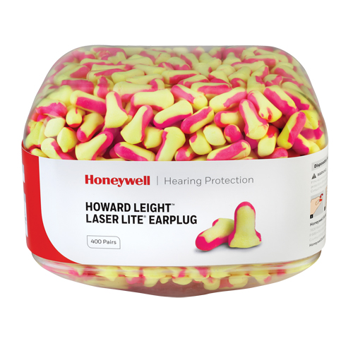 Bouchons d'oreilles jetables Laser Lite de Howard Leight, Vrac - Contenant Action Paper