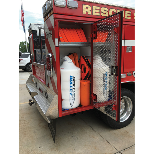 Barrage Spillver Bullet, Huile seulement, 100' lo x 5" la, Absorption 28 gal. Action Paper