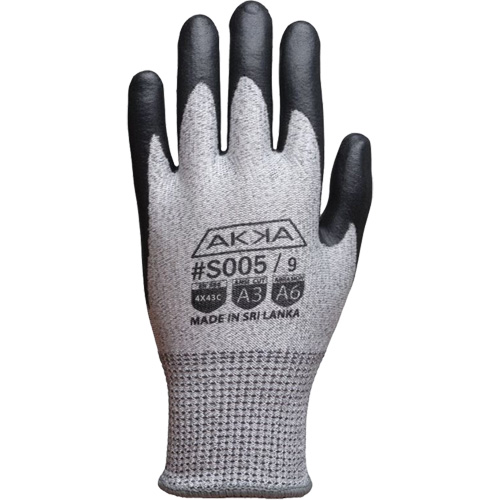 Gants r&eacute;sistant aux coupures, Taille 2T-Grand/11, Calibre 13, Rev&ecirc;tement Mousse de nitrile, Enveloppe en Dyneema, ASTM ANSI niveau A3/EN 388 niveau C Action Paper