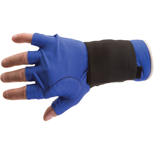 Anti-Impact Glove with Wrist Support, Size Small, Split Leather Palm Action Paper