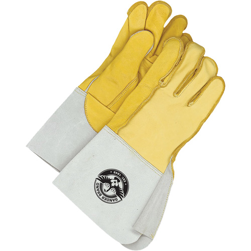 Gants de soudage, Cuir fleur de vache/Cuir fleur de daim, Taille Grand/10 Action Paper