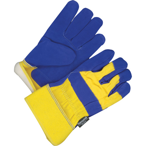 Gants d'ajusteur, 2T-Grand, Paume en Cuir de vache refendu, Doublure en Thinsulate Action Paper