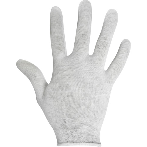 Gants d'inspection, Coton, Poignet Non ourl&eacute;, T-Grand Action Paper
