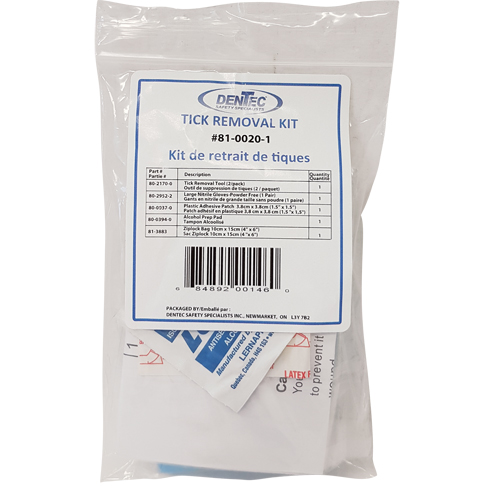 Ensemble de s&eacute;curit&eacute; contre les tiques, Dispositif m&eacute;dical Classe 1, Portefeuille Action Paper