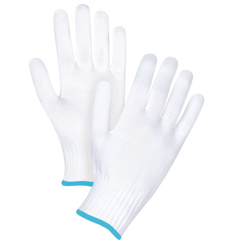 Gants tricot&eacute;s sans couture, Polyester, Calibre 10, T-Grand Action Paper