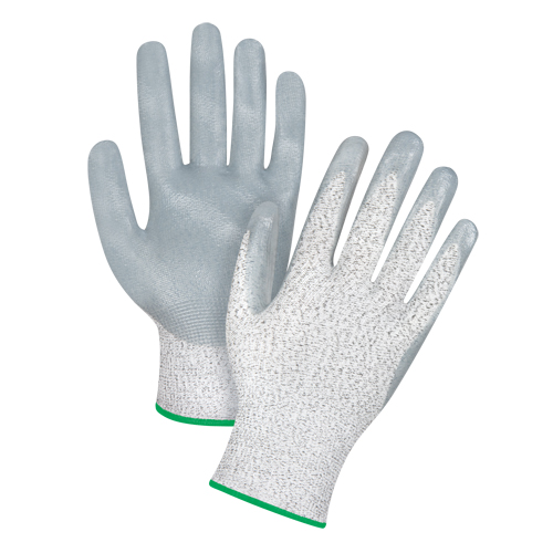 Gants haute performance r&eacute;sistants &agrave; la coupe, Taille Moyen/8, Calibre 13, Rev&ecirc;tement Nitrile, Enveloppe en PEHP, ANSI/ISEA 105 niveau 4/EN 388 niveau 5 Action Paper