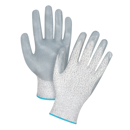 Gants haute performance r&eacute;sistants &agrave; la coupe, Taille T-Grand/10, Calibre 13, Rev&ecirc;tement Nitrile, Enveloppe en PEHP, ANSI/ISEA 105 niveau 4/EN 388 niveau 5 Action Paper