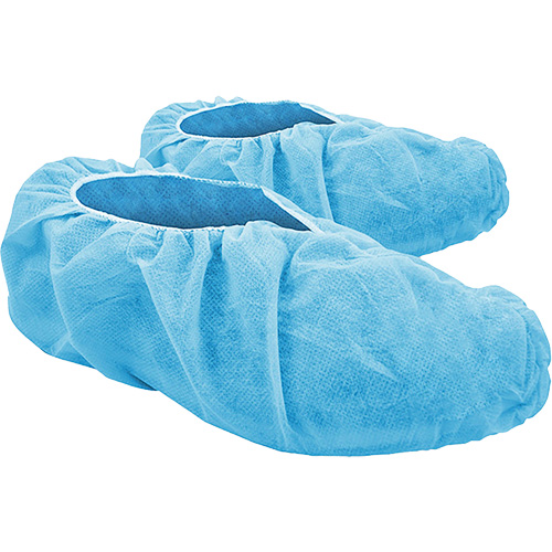 Couvre-chaussures jetables CoverMe, Grand, Polypropyl&egrave;ne, Bleu Action Paper