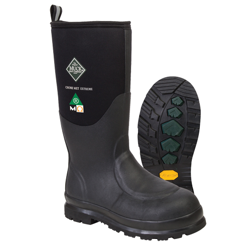 Chore Met Extreme Work Boots, Rubber, Size 7, Puncture Resistant Sole Action Paper