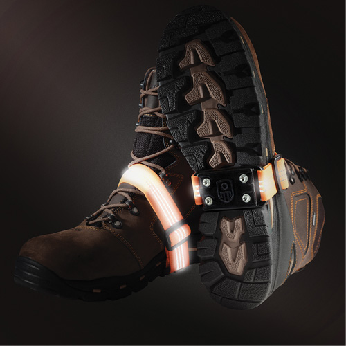 Mid-Cleat Traction Device, Steel, Stud Traction, One Size Action Paper