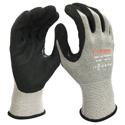 Cut-Resistant Gloves, Size Large/9, 13 Gauge, Foam Nitrile Coated, Kyorene&reg; Shell, ANSI/ISEA 105 Level 3/EN 388 Level C Action Paper