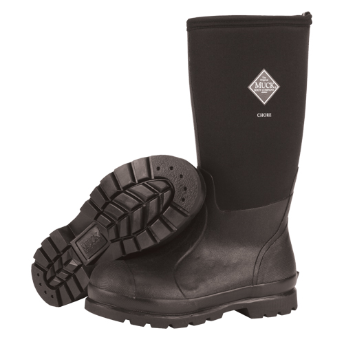 Chore-Hi Work Boots, Rubber, Size 5 Action Paper