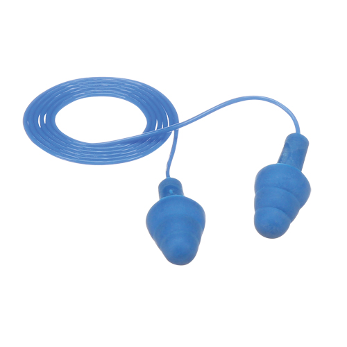 E-A-R UltraFit Metal-Detectable Earplugs, Corded, Regular, Bulk - Polybag, 25 NRR dB Action Paper