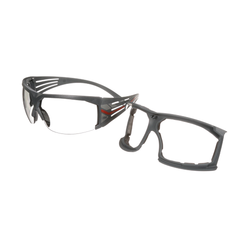 SecureFit 600 Series Safety Glasses with Gasket, Grey/Indoor/Outdoor Lens, Anti-Fog, ANSI Z87+/Meets/Exceeds CSA Z94.3 Action Paper