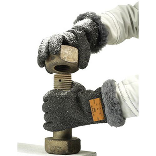 ActivArmr&reg; 97-674 Extreme Cold Gloves, 12/3X-Large, PVC Coating, Cotton Shell Action Paper
