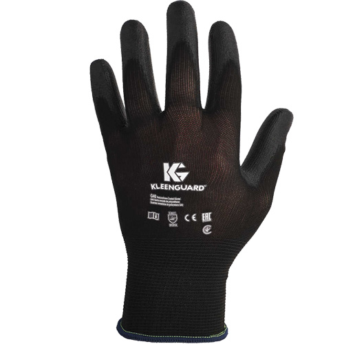 Gants enduits KleenGuard G40, 8/Moyen, R&ecirc;vetement Polyur&eacute;thane, Enveloppe en Nylon Action Paper