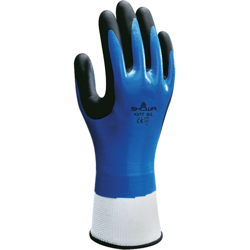 Gants enduits antichocs 377-IP, 7/Moyen, Paume en Synth&eacute;tique, Poignet &eacute;lastique/Poignet en tricot Action Paper