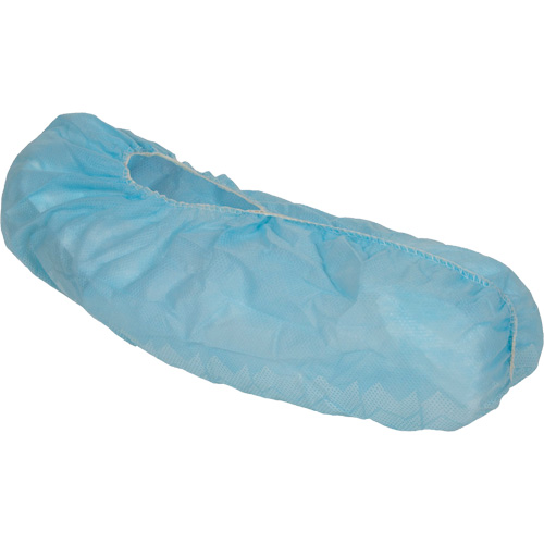 KleenGuard A10 Light-Duty Shoe Covers, One Size, Polypropylene, Blue Action Paper