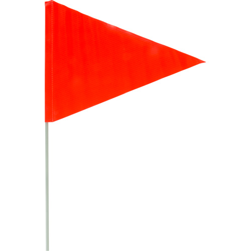 Snow Flag, Red, 6' H Action Paper