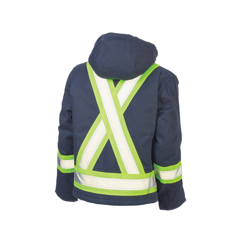 Manteau de s&eacute;curit&eacute;, Bleu marine, Grand Action Paper