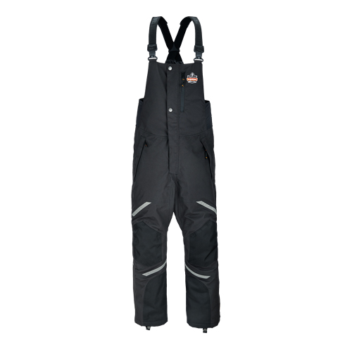 N-Ferno 6471 Thermal Bib Overalls, Men's, Small, Black Action Paper