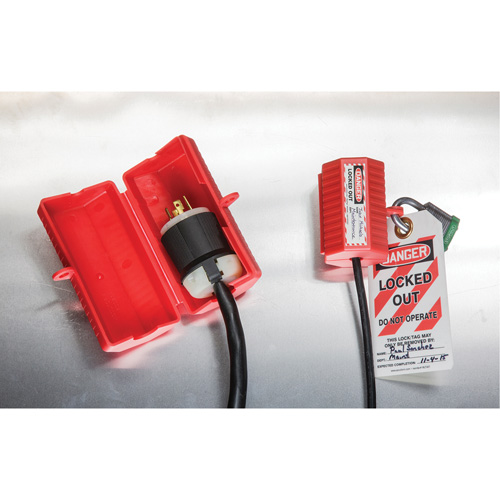 Stopout&reg; StopPlug Lockout, Plug Type Action Paper