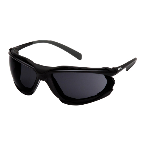 Proximity Safety Glasses, Grey/Smoke Lens, Anti-Fog, ANSI Z87+/Meets/Exceeds CSA Z94.3 Action Paper
