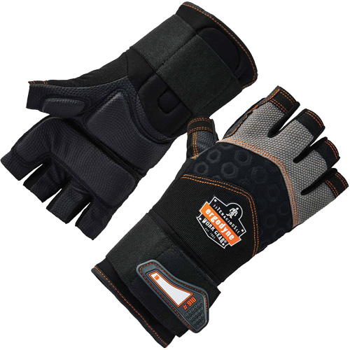 ProFlex&reg; 910 Impact Glove, Small, Synthetic Palm, Hook & Loop Cuff Action Paper