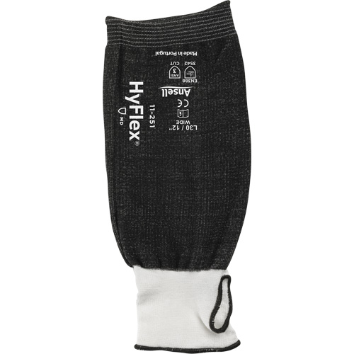 Manche r&eacute;sistant aux coupures HyFlex, PEHP, 12", ANSI/ISEA 105 niveau 3, Noir Action Paper