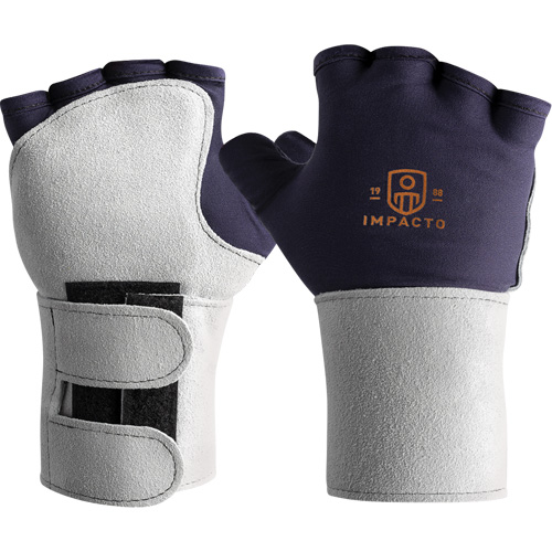 Anti-Impact Glove with Wrist Support, Cotton, Left Hand, X-Small Action Paper